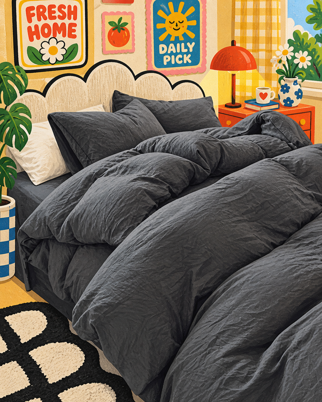 Colourful Cotton Bedding Set