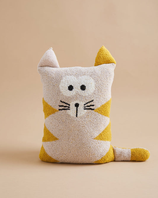 Cat print cushion