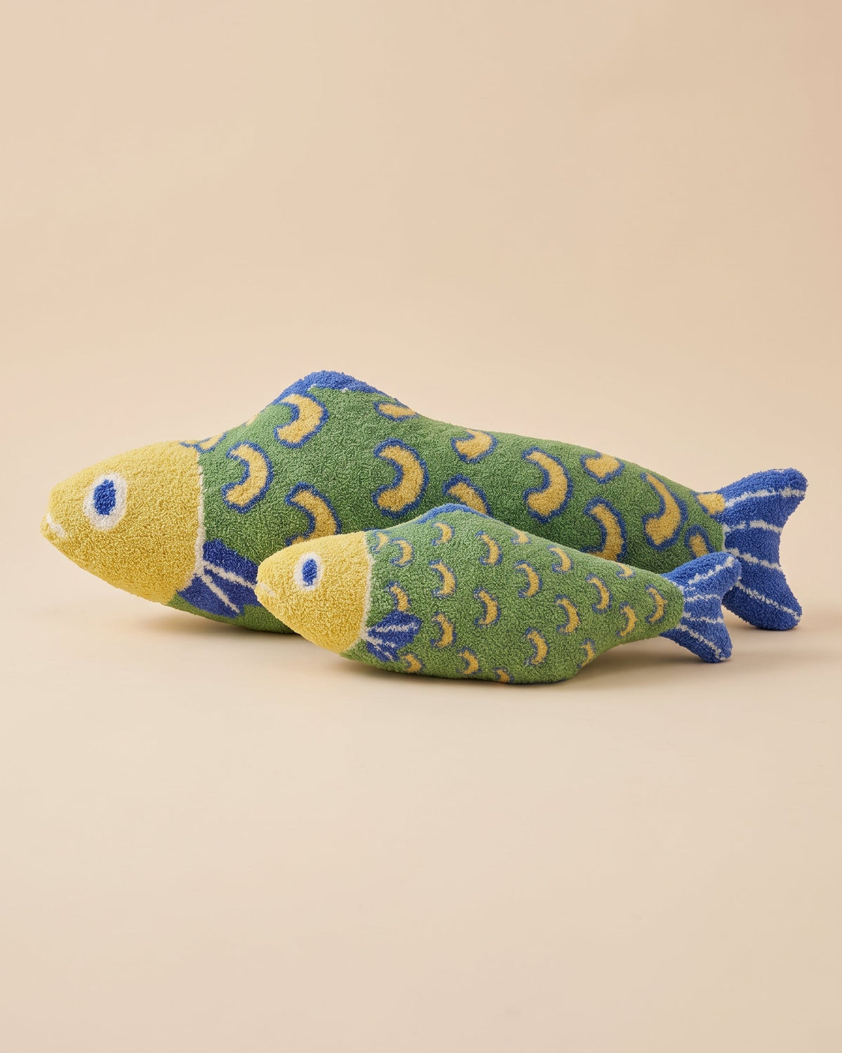 Fish cushion green